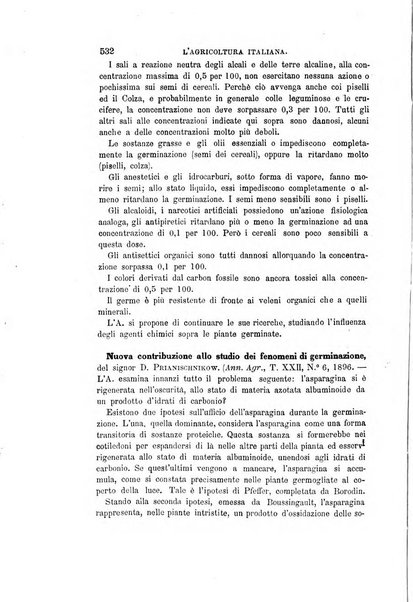 L'agricoltura italiana periodico mensile