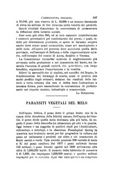 L'agricoltura italiana periodico mensile