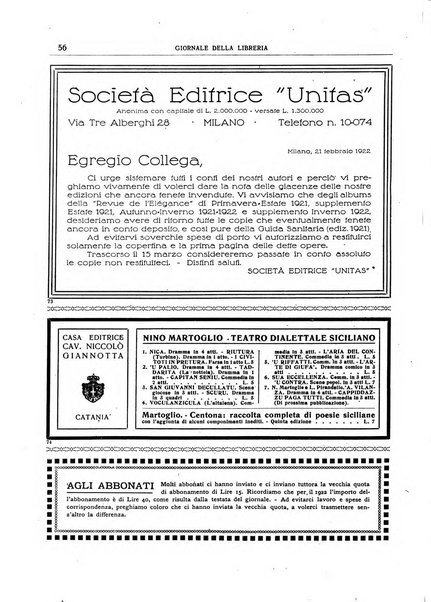 Giornale della libreria organo ufficiale della Associazione italiana editori