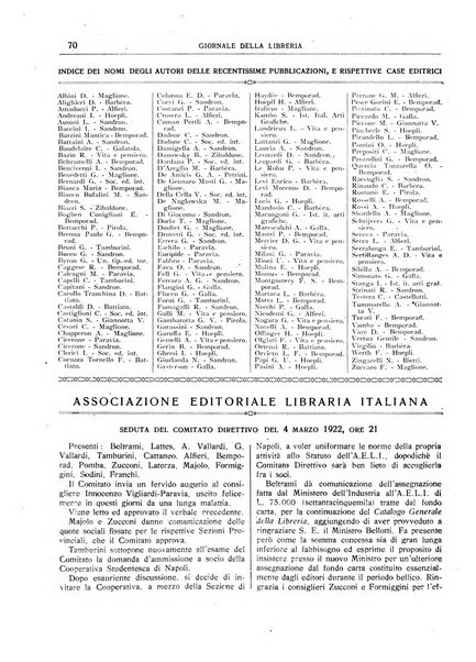 Giornale della libreria organo ufficiale della Associazione italiana editori