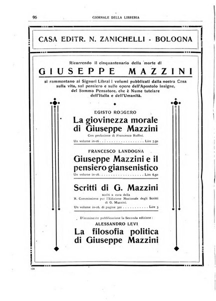 Giornale della libreria organo ufficiale della Associazione italiana editori