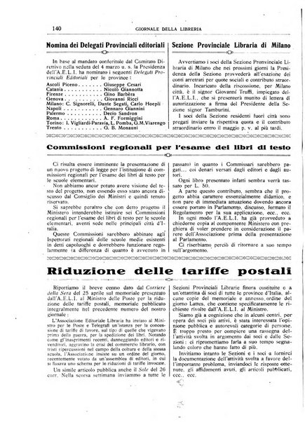 Giornale della libreria organo ufficiale della Associazione italiana editori