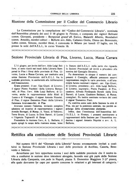 Giornale della libreria organo ufficiale della Associazione italiana editori