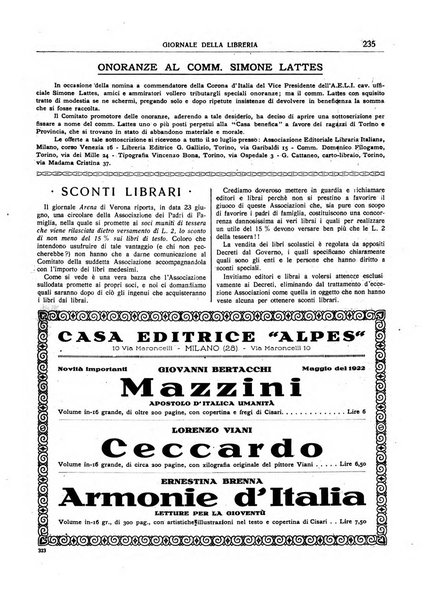 Giornale della libreria organo ufficiale della Associazione italiana editori