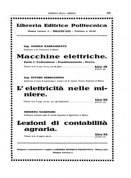 Giornale della libreria organo ufficiale della Associazione italiana editori