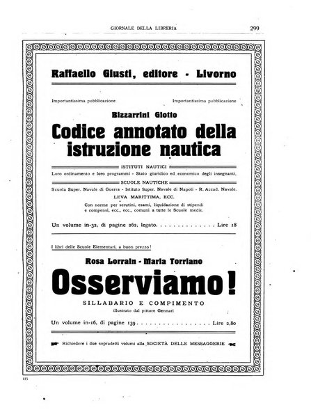 Giornale della libreria organo ufficiale della Associazione italiana editori