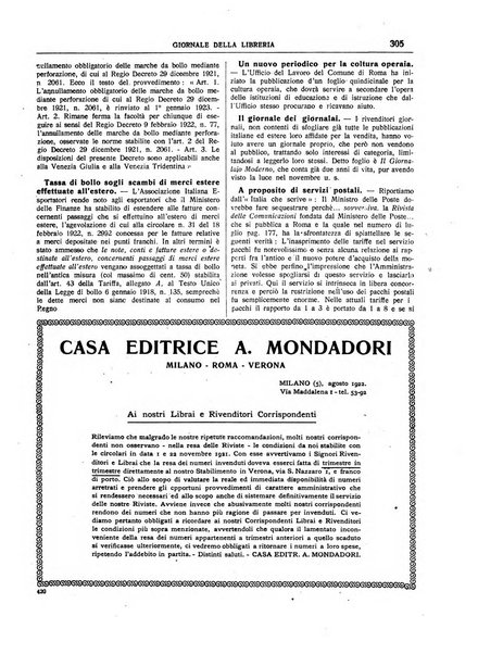 Giornale della libreria organo ufficiale della Associazione italiana editori