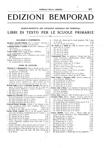 Giornale della libreria organo ufficiale della Associazione italiana editori