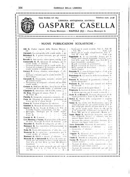 Giornale della libreria organo ufficiale della Associazione italiana editori