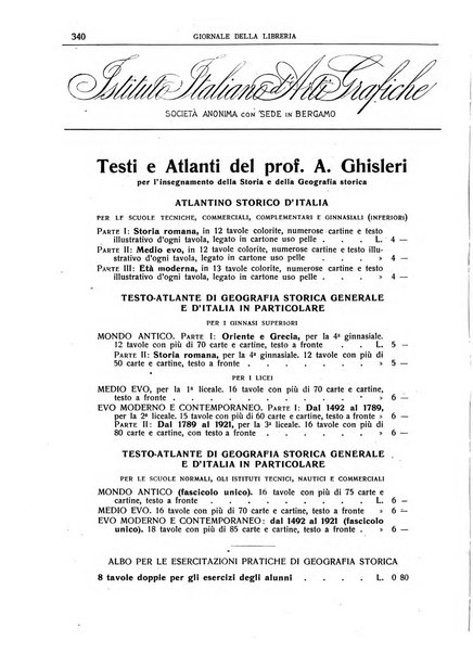 Giornale della libreria organo ufficiale della Associazione italiana editori