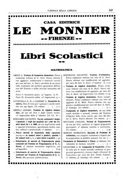 Giornale della libreria organo ufficiale della Associazione italiana editori