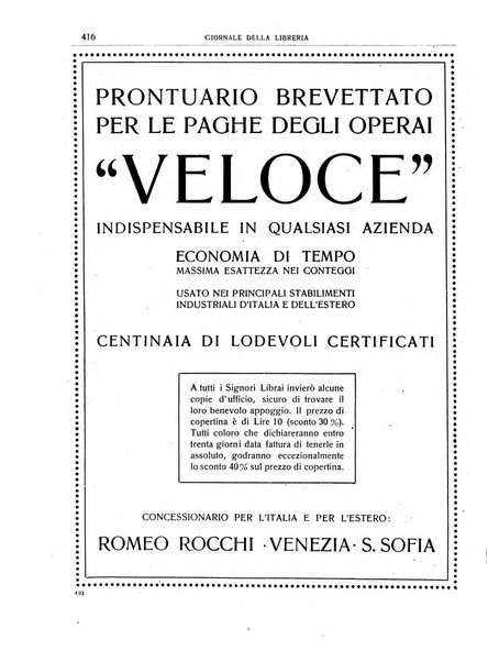 Giornale della libreria organo ufficiale della Associazione italiana editori