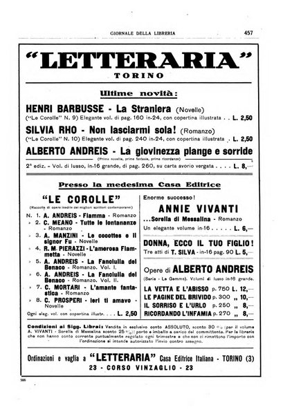 Giornale della libreria organo ufficiale della Associazione italiana editori