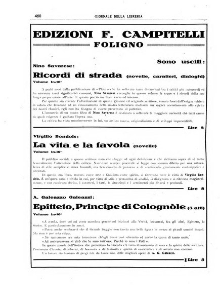 Giornale della libreria organo ufficiale della Associazione italiana editori