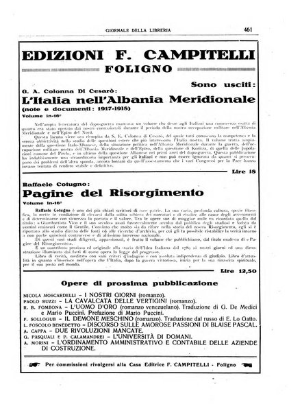 Giornale della libreria organo ufficiale della Associazione italiana editori