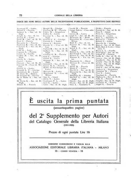 Giornale della libreria organo ufficiale della Associazione italiana editori