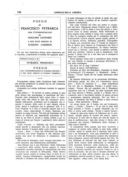 Giornale della libreria organo ufficiale della Associazione italiana editori