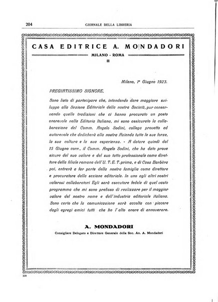 Giornale della libreria organo ufficiale della Associazione italiana editori