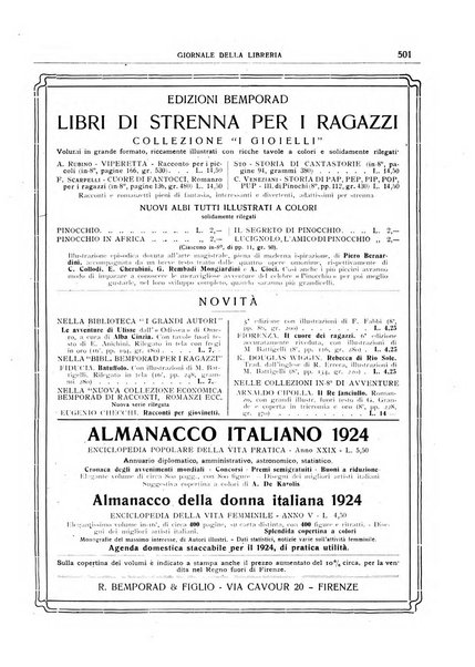 Giornale della libreria organo ufficiale della Associazione italiana editori