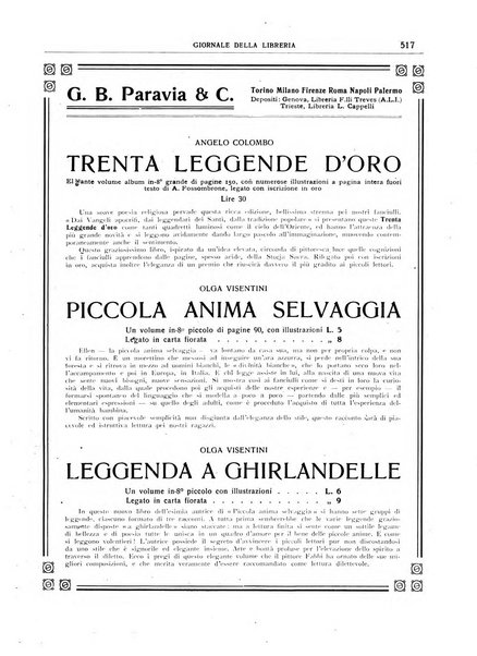 Giornale della libreria organo ufficiale della Associazione italiana editori