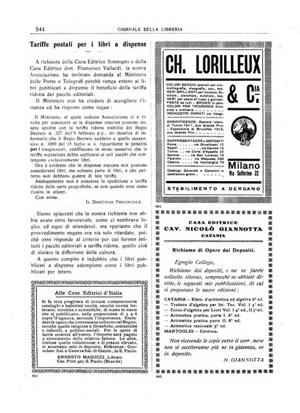 Giornale della libreria organo ufficiale della Associazione italiana editori