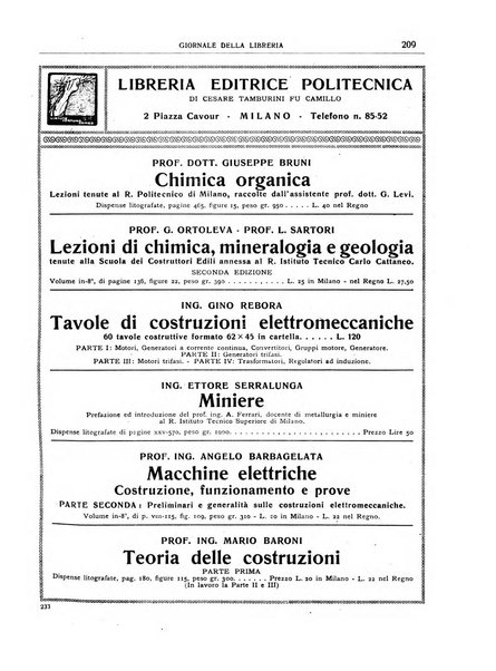 Giornale della libreria organo ufficiale della Associazione italiana editori