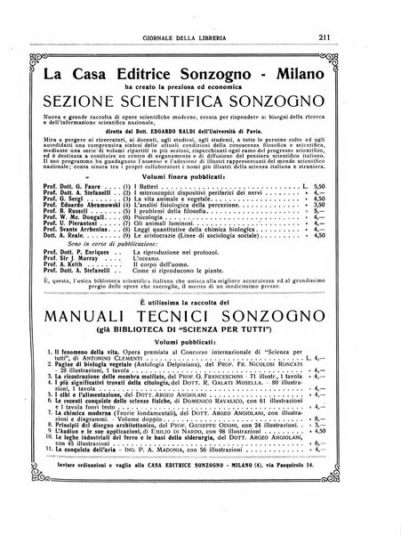 Giornale della libreria organo ufficiale della Associazione italiana editori