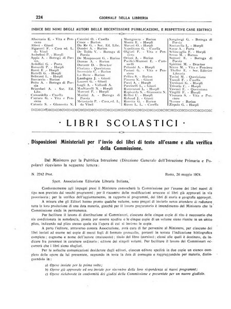 Giornale della libreria organo ufficiale della Associazione italiana editori