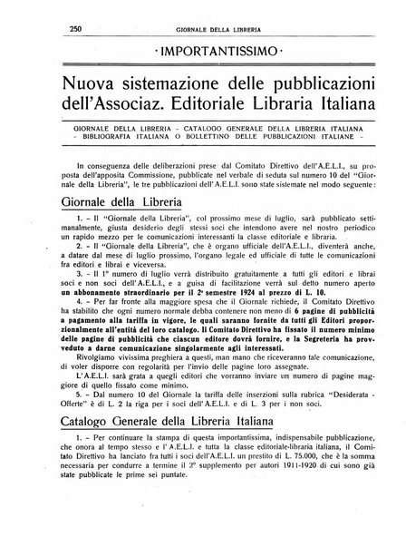 Giornale della libreria organo ufficiale della Associazione italiana editori