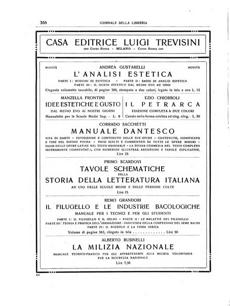 Giornale della libreria organo ufficiale della Associazione italiana editori