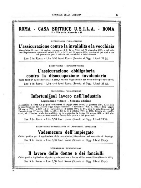 Giornale della libreria organo ufficiale della Associazione italiana editori