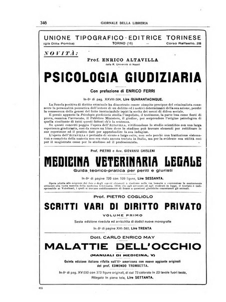 Giornale della libreria organo ufficiale della Associazione italiana editori