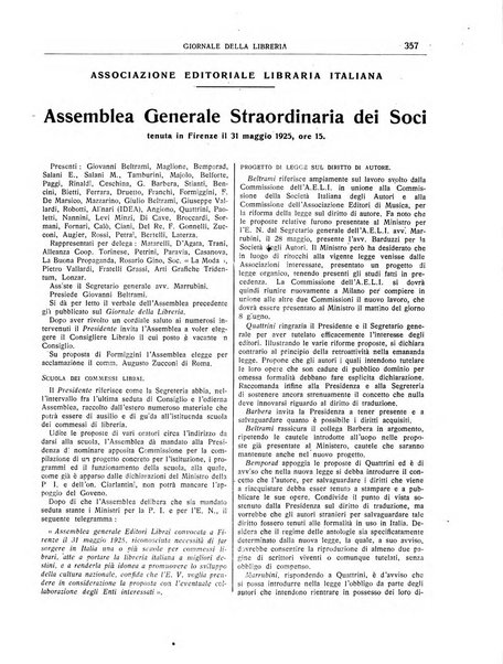 Giornale della libreria organo ufficiale della Associazione italiana editori