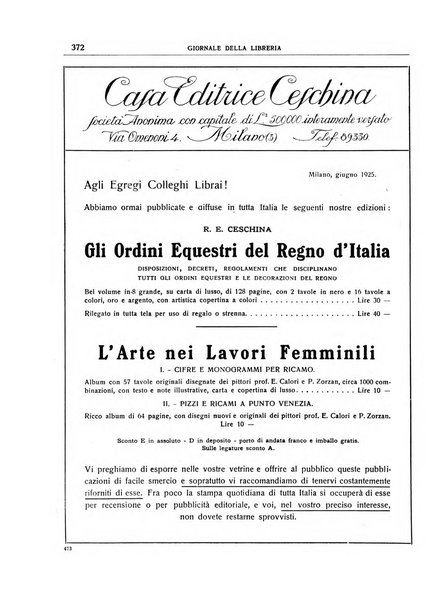 Giornale della libreria organo ufficiale della Associazione italiana editori