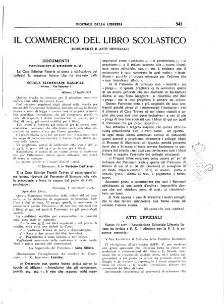 Giornale della libreria organo ufficiale della Associazione italiana editori