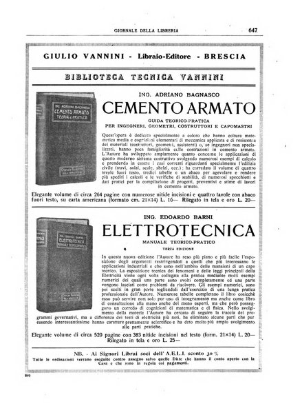 Giornale della libreria organo ufficiale della Associazione italiana editori