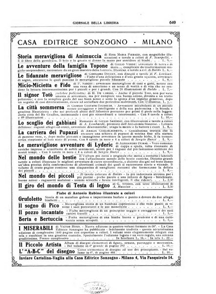 Giornale della libreria organo ufficiale della Associazione italiana editori