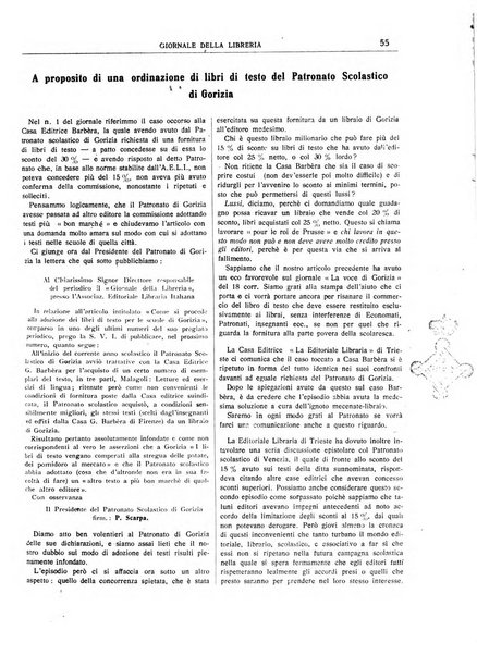 Giornale della libreria organo ufficiale della Associazione italiana editori