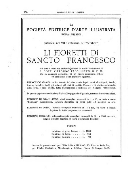 Giornale della libreria organo ufficiale della Associazione italiana editori