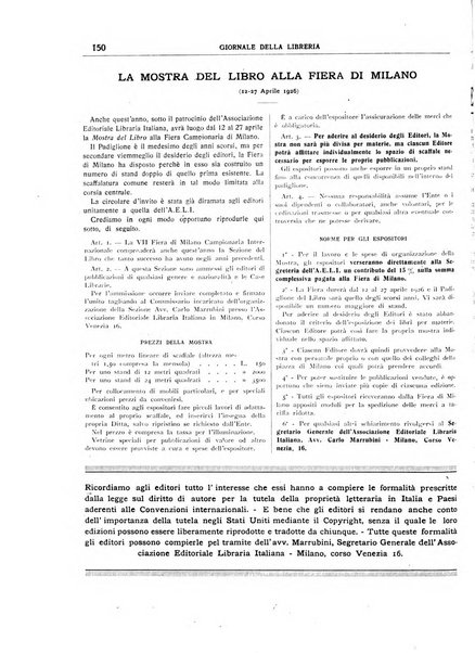 Giornale della libreria organo ufficiale della Associazione italiana editori