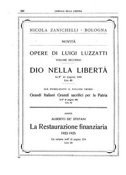 Giornale della libreria organo ufficiale della Associazione italiana editori