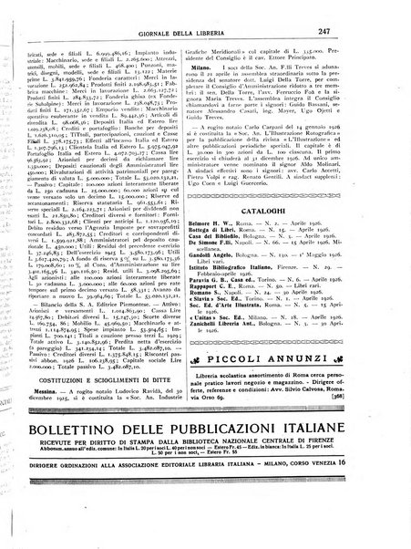 Giornale della libreria organo ufficiale della Associazione italiana editori