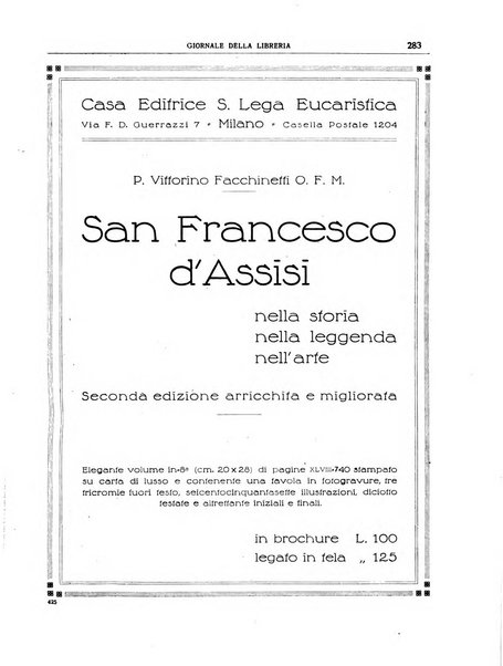 Giornale della libreria organo ufficiale della Associazione italiana editori