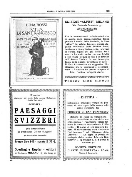 Giornale della libreria organo ufficiale della Associazione italiana editori