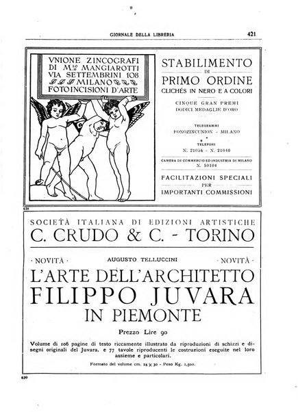 Giornale della libreria organo ufficiale della Associazione italiana editori