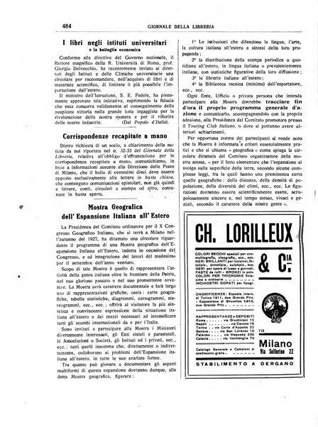 Giornale della libreria organo ufficiale della Associazione italiana editori