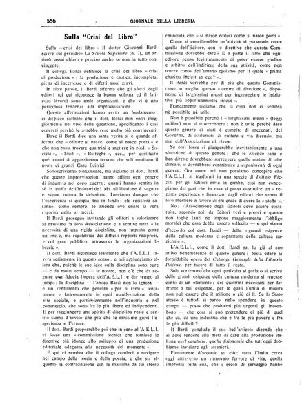 Giornale della libreria organo ufficiale della Associazione italiana editori