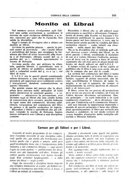 Giornale della libreria organo ufficiale della Associazione italiana editori