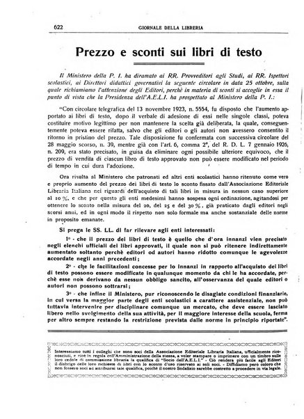 Giornale della libreria organo ufficiale della Associazione italiana editori