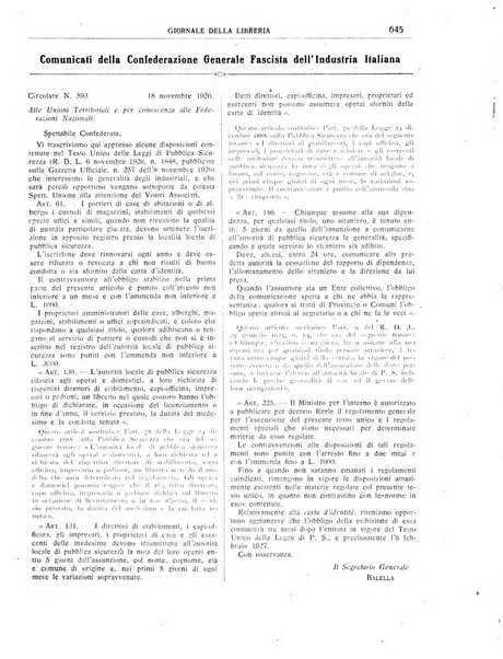 Giornale della libreria organo ufficiale della Associazione italiana editori